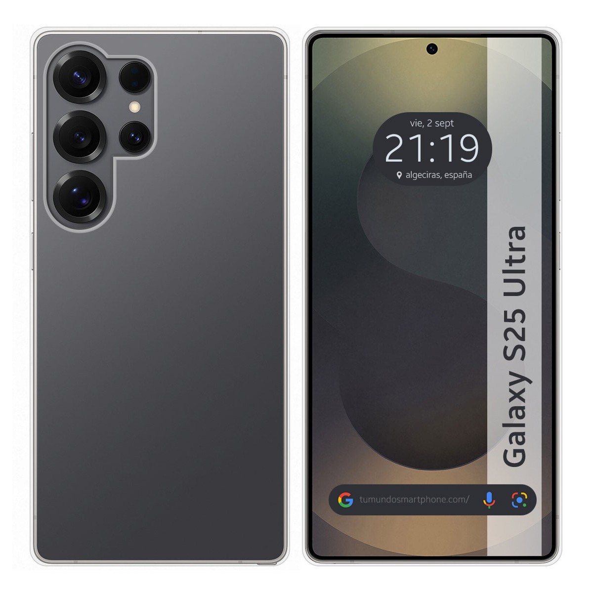 Funda Silicona Gel TPU Transparente para Samsung Galaxy S25 Ultra 5G