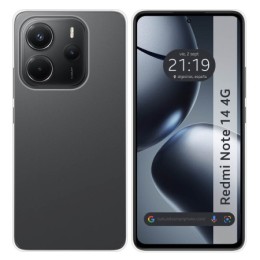 Funda Silicona Gel TPU Transparente para Xiaomi Redmi Note 14 4G