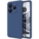 Funda Silicona Líquida Ultra Suave para Xiaomi Redmi Note 14 4G color Azul Oscuro