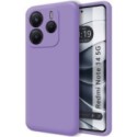 Funda Silicona Líquida Ultra Suave para Xiaomi Redmi Note 14 4G color Morada