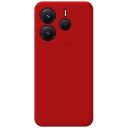 Funda Silicona Líquida Ultra Suave para Xiaomi Redmi Note 14 4G color Roja 2