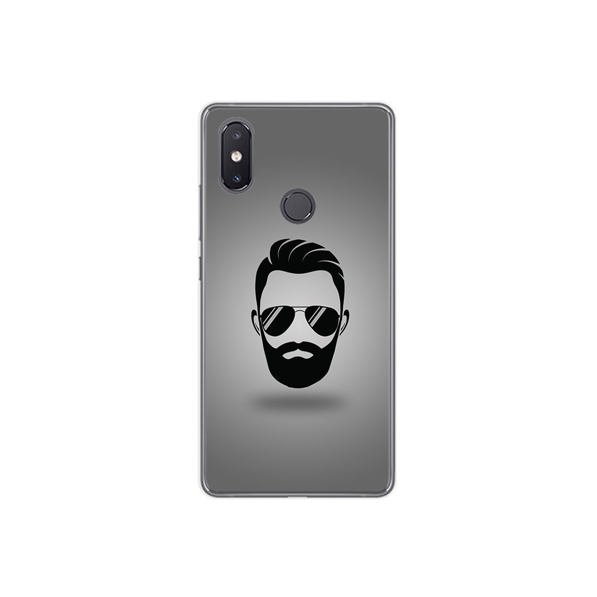 Funda Gel Tpu para Xiaomi Mi 8 Se Diseño Barba Dibujos