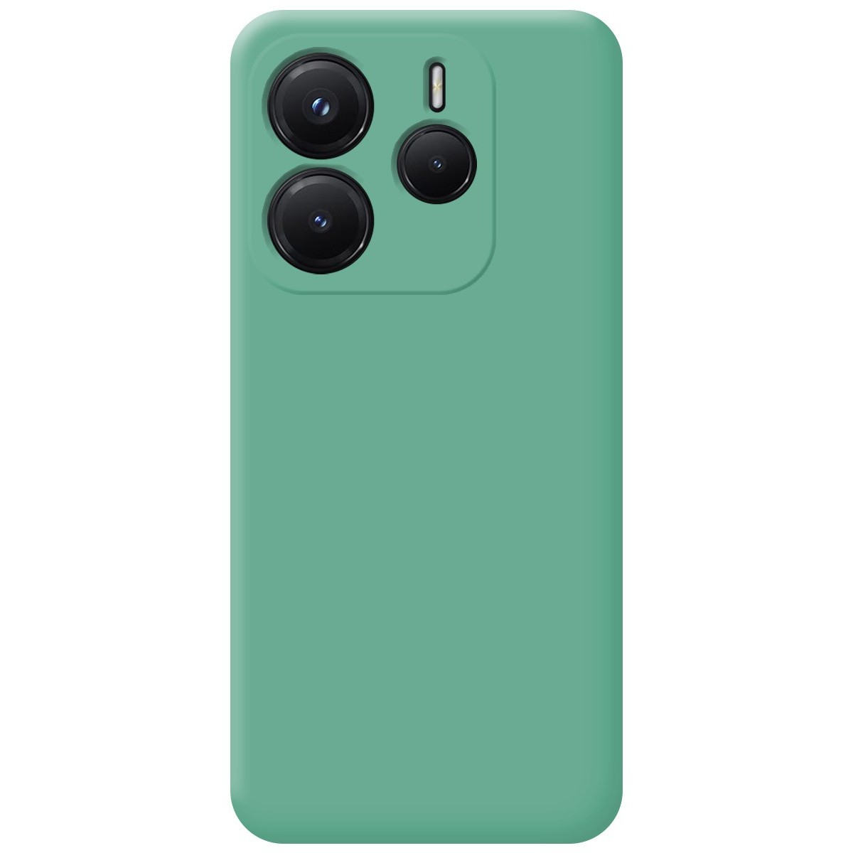 Funda Silicona Líquida Ultra Suave para Xiaomi Redmi Note 14 4G color Verde