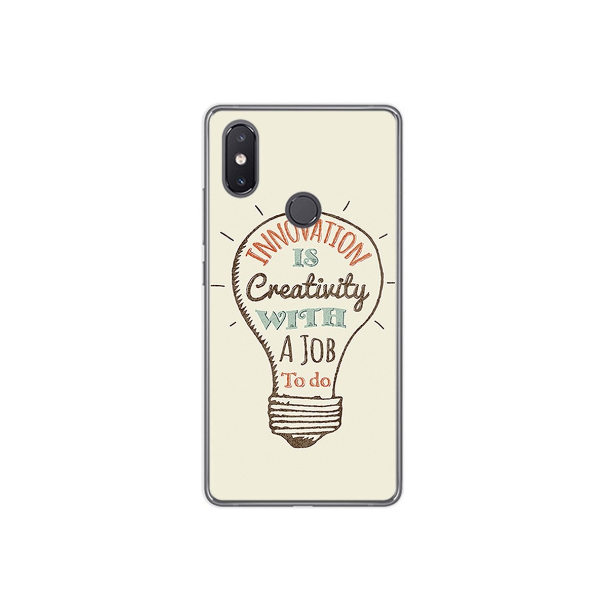 Funda Gel Tpu para Xiaomi Mi 8 Se Diseño Creativity Dibujos