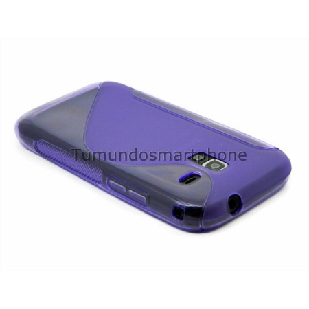 Funda Gel Tpu Galaxy Ace 2 I8160 S Line Color Morada