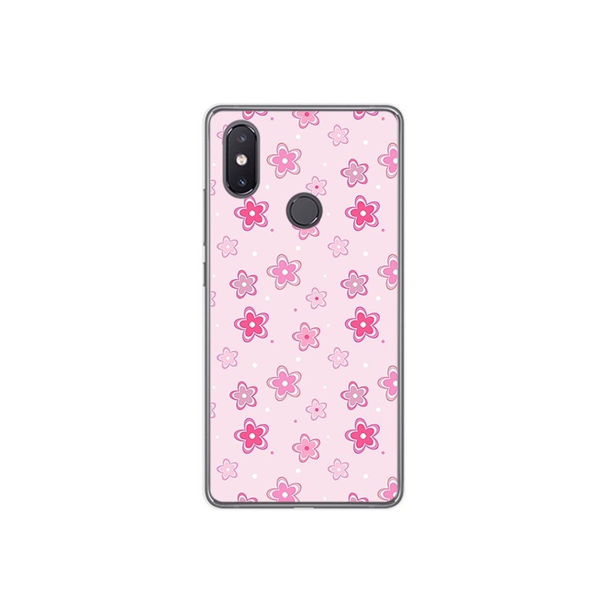 Funda Gel Tpu para Xiaomi Mi 8 Se Diseño Flores Dibujos