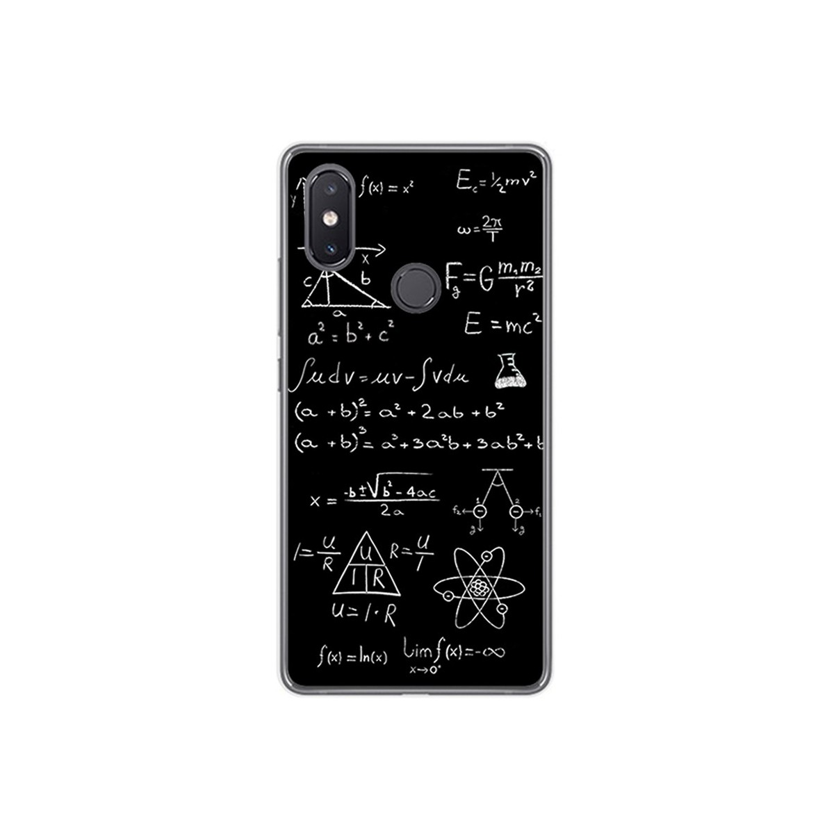 Funda Gel Tpu para Xiaomi Mi 8 Se Diseño Formulas Dibujos