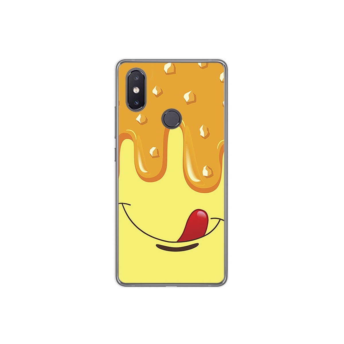 Funda Gel Tpu para Xiaomi Mi 8 Se Diseño Helado Vainilla Dibujos