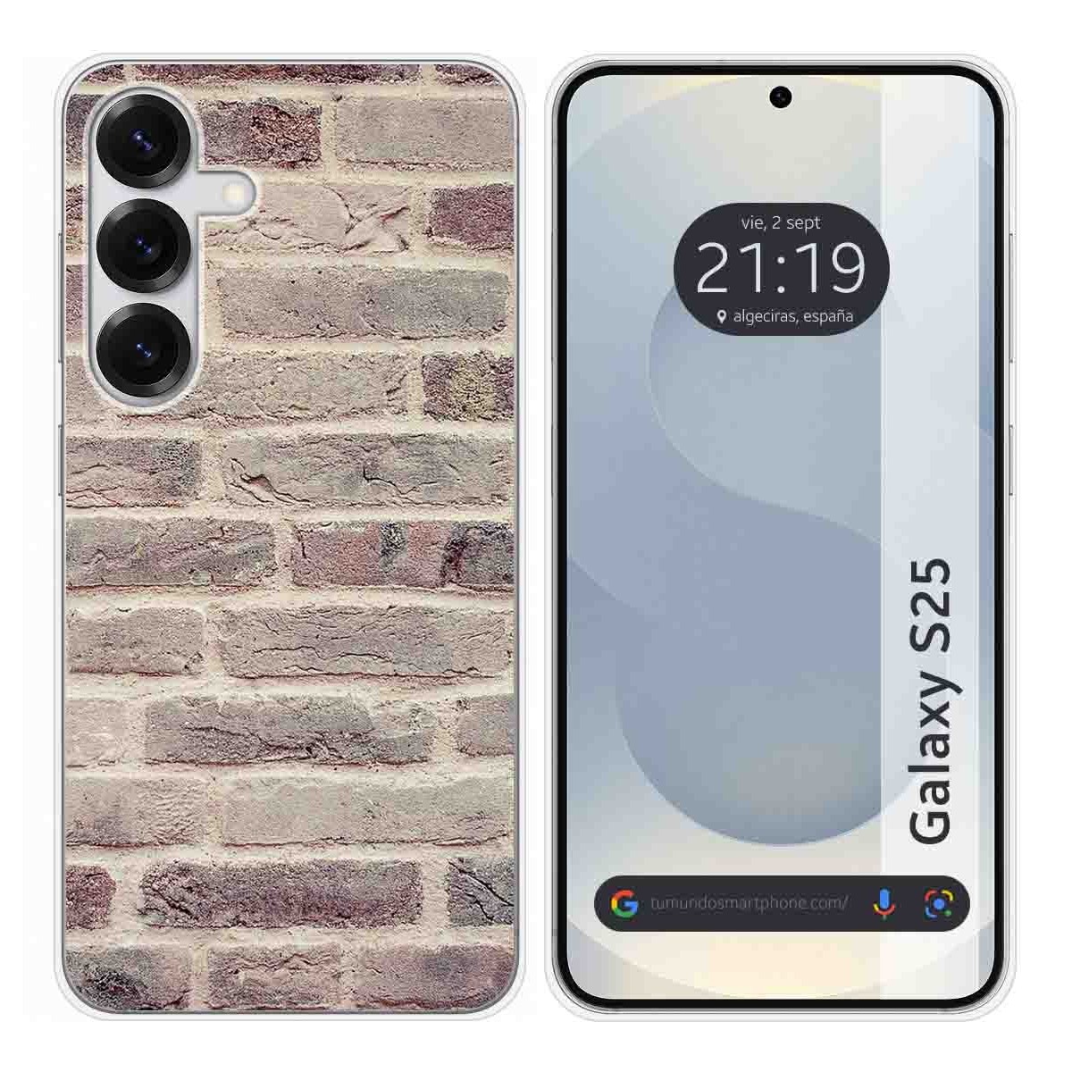 Funda Silicona para Samsung Galaxy S25 5G diseño Ladrillo 01 Dibujos