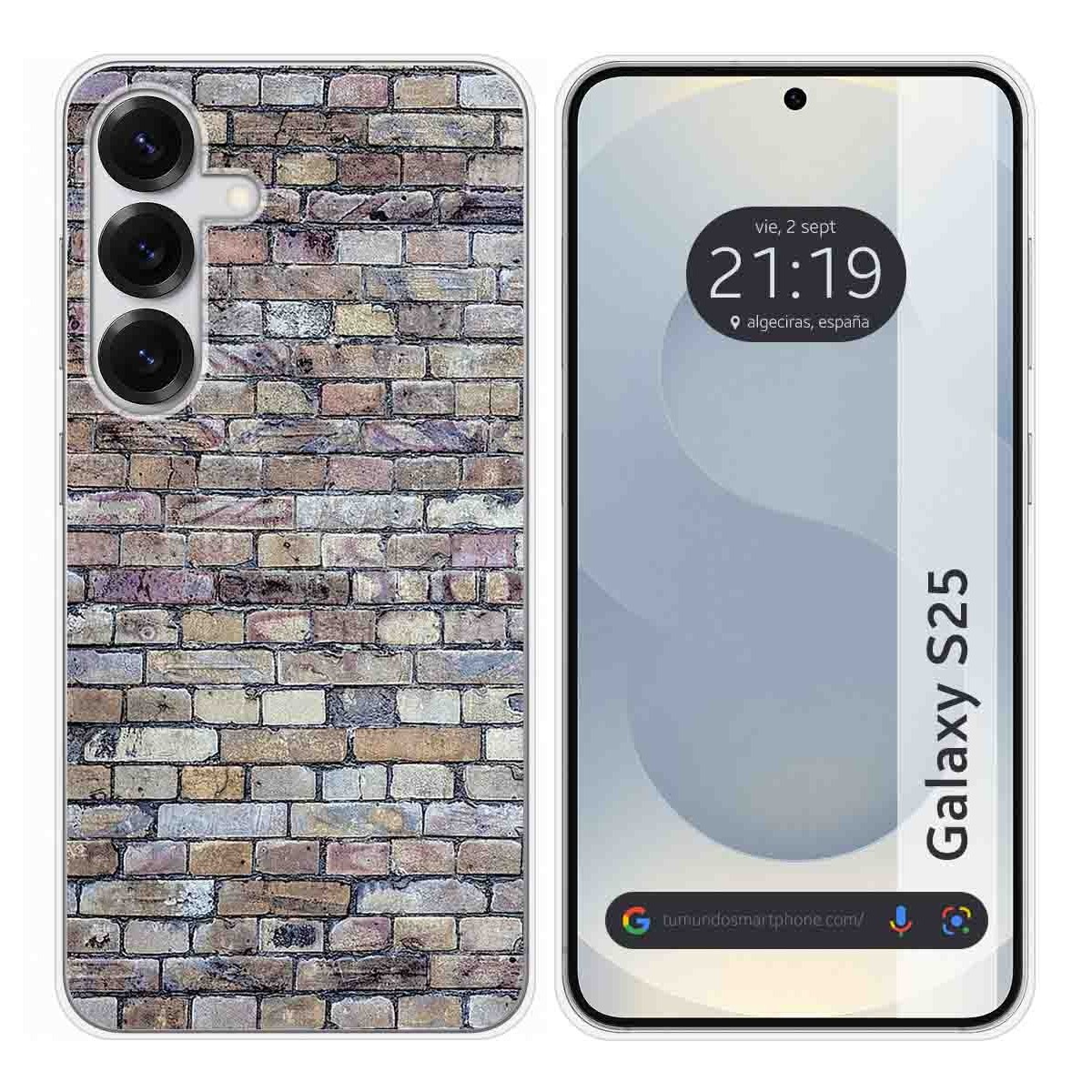 Funda Silicona para Samsung Galaxy S25 5G diseño Ladrillo 02 Dibujos