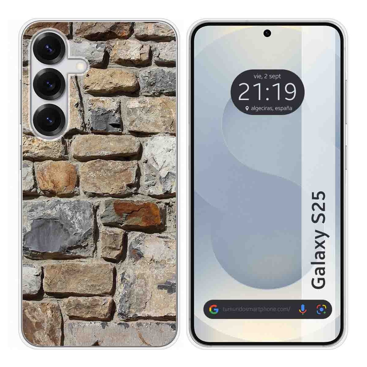 Funda Silicona para Samsung Galaxy S25 5G diseño Ladrillo 03 Dibujos