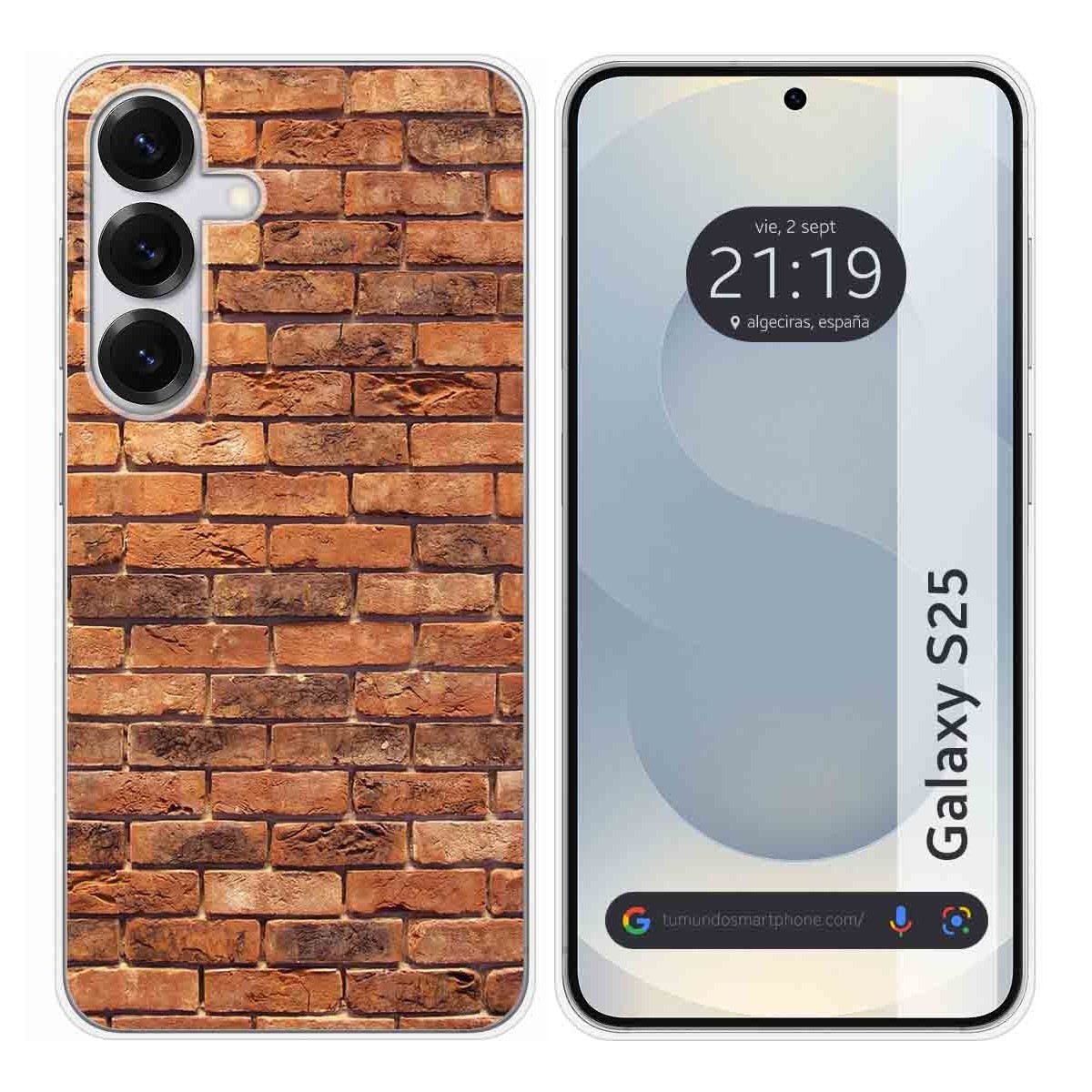 Funda Silicona para Samsung Galaxy S25 5G diseño Ladrillo 04 Dibujos