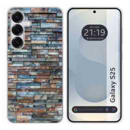 Funda Silicona para Samsung Galaxy S25 5G diseño Ladrillo 05 Dibujos