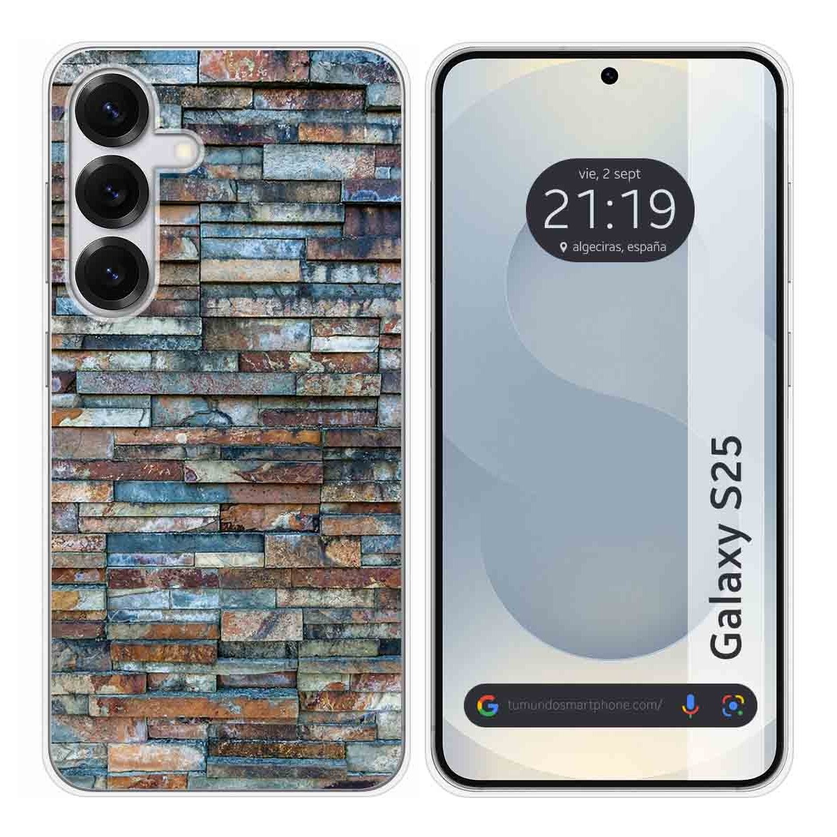 Funda Silicona para Samsung Galaxy S25 5G diseño Ladrillo 05 Dibujos