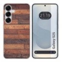 Funda Silicona para Samsung Galaxy S25 5G diseño Madera 03 Dibujos