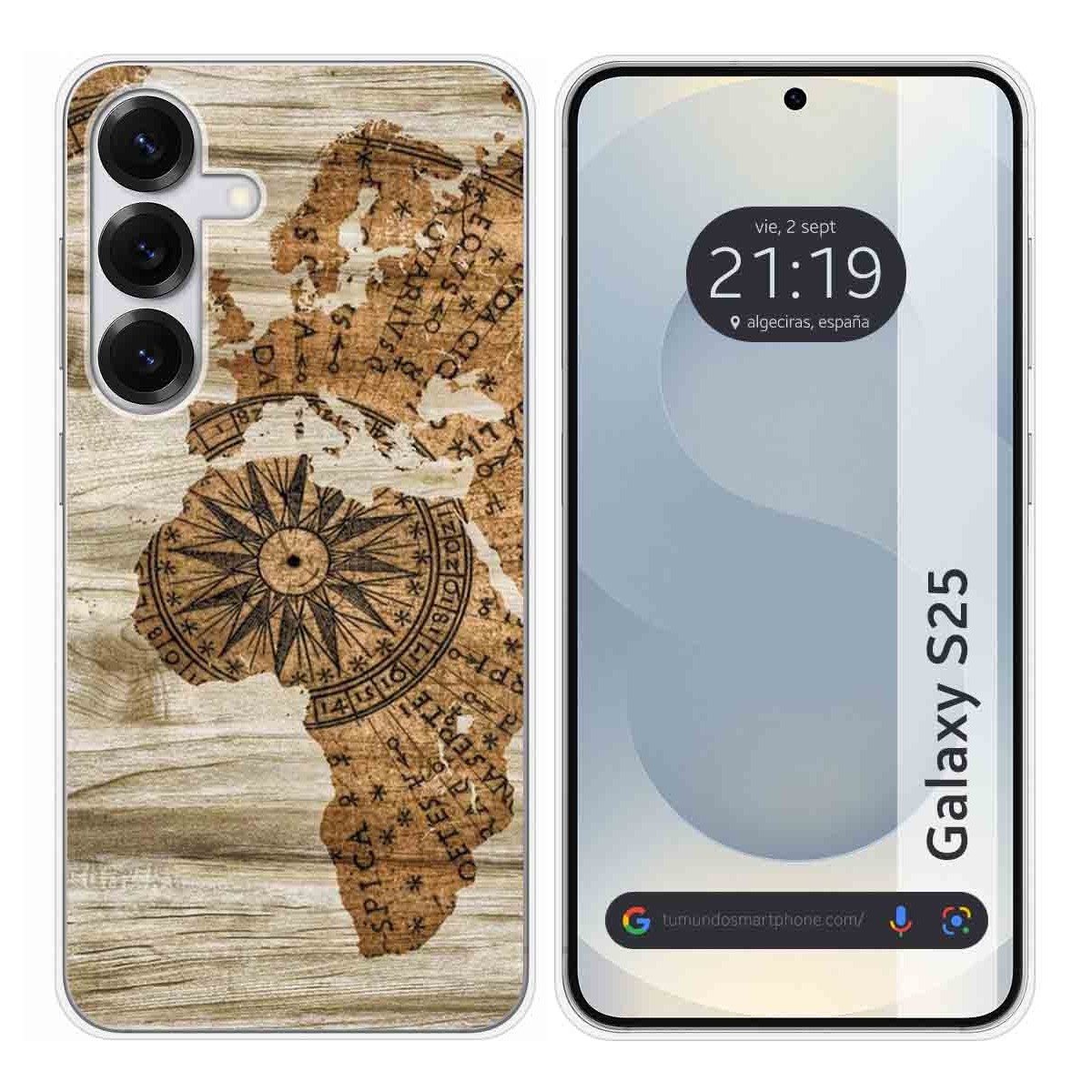 Funda Silicona para Samsung Galaxy S25 5G diseño Madera 07 Dibujos