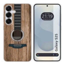 Funda Silicona para Samsung Galaxy S25 5G diseño Madera 11 Dibujos
