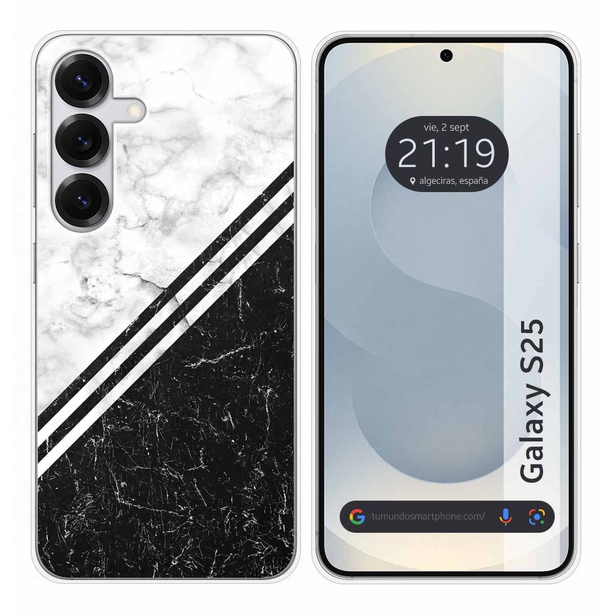 Funda Silicona para Samsung Galaxy S25 5G diseño Mármol 01 Dibujos