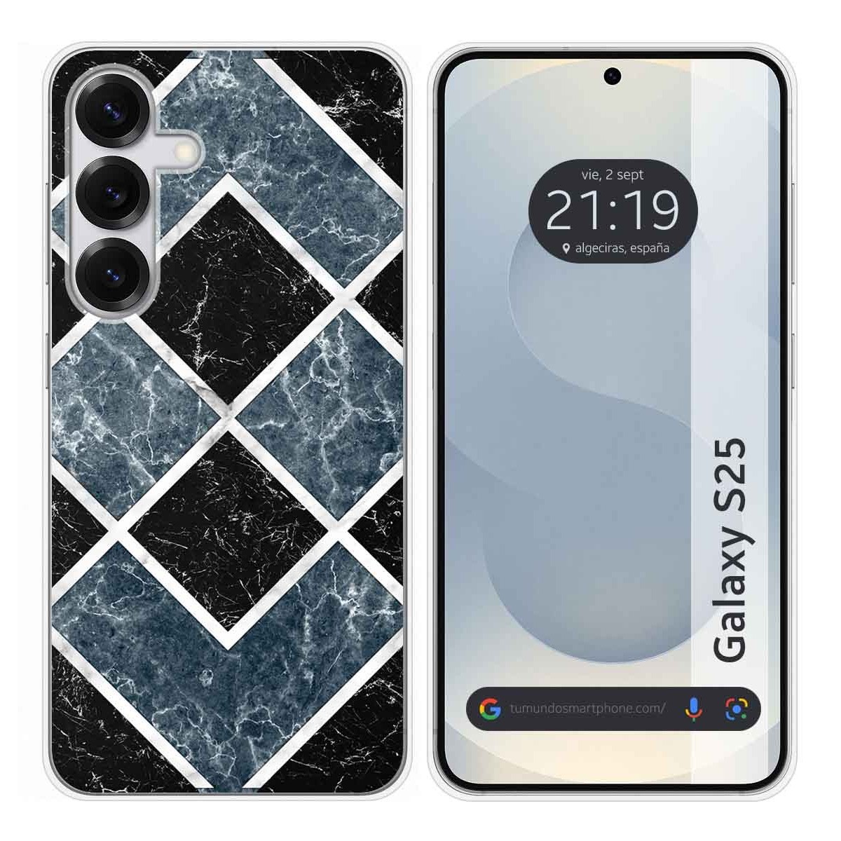 Funda Silicona para Samsung Galaxy S25 5G diseño Mármol 06 Dibujos