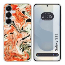 Funda Silicona para Samsung Galaxy S25 5G diseño Mármol 12 Dibujos