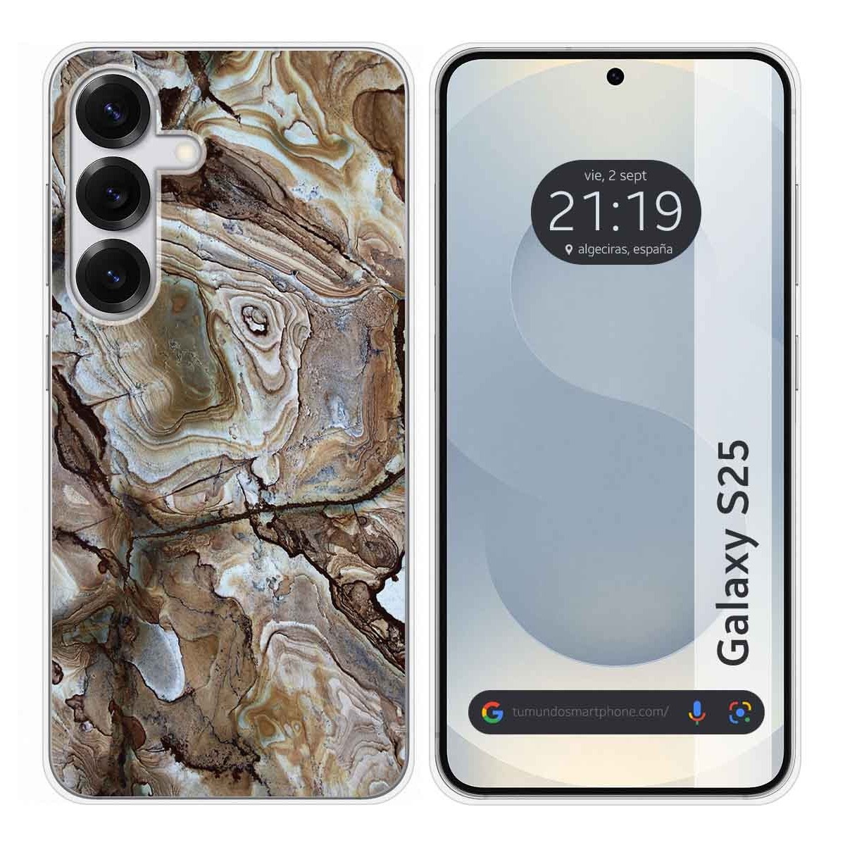 Funda Silicona para Samsung Galaxy S25 5G diseño Mármol 14 Dibujos