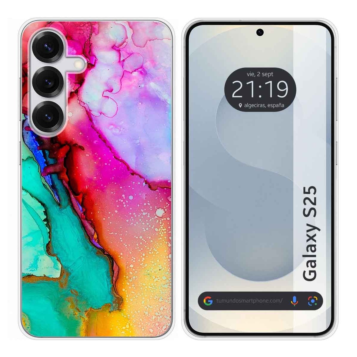 Funda Silicona para Samsung Galaxy S25 5G diseño Mármol 15 Dibujos