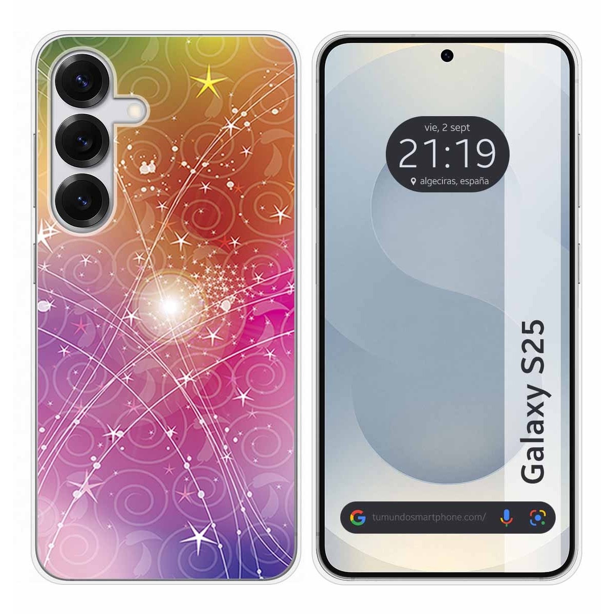 Funda Silicona para Samsung Galaxy S25 5G diseño Abstracto Dibujos