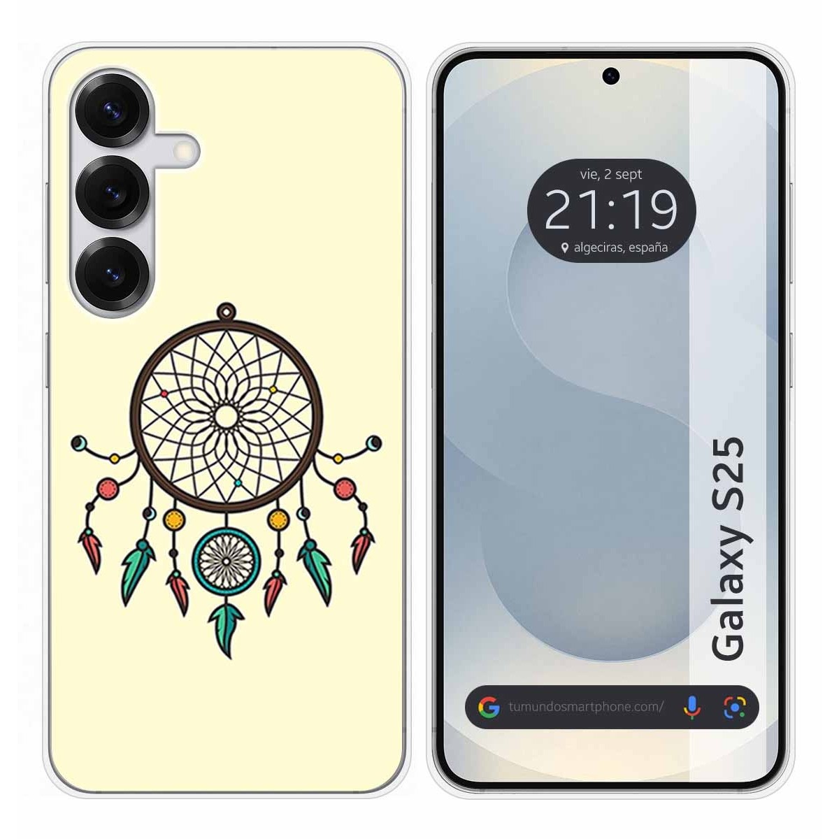 Funda Silicona para Samsung Galaxy S25 5G diseño Atrapasueños Dibujos