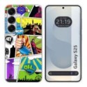 Funda Silicona para Samsung Galaxy S25 5G diseño Comic Dibujos