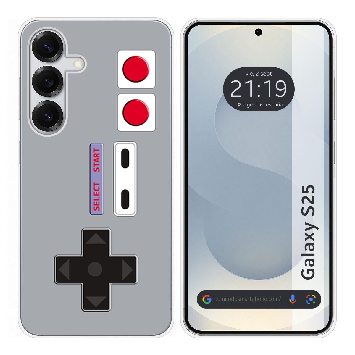 Funda Silicona para Samsung Galaxy S25 5G diseño Consola Dibujos