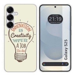 Funda Silicona para Samsung Galaxy S25 5G diseño Creativity Dibujos