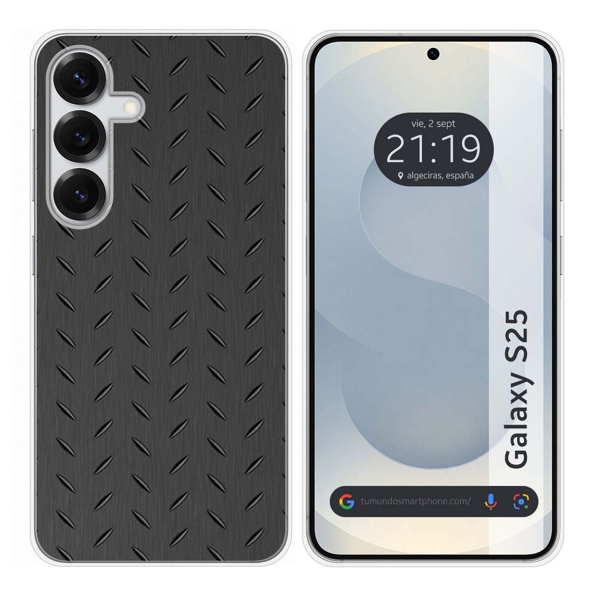 Funda Silicona para Samsung Galaxy S25 5G diseño Metal Dibujos