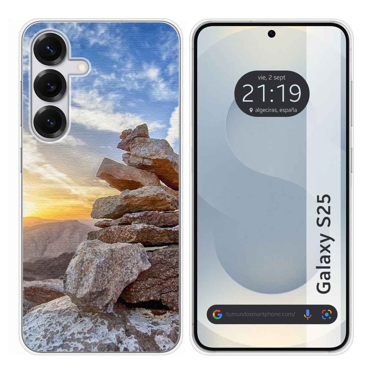 Funda Silicona para Samsung Galaxy S25 5G diseño Sunset Dibujos