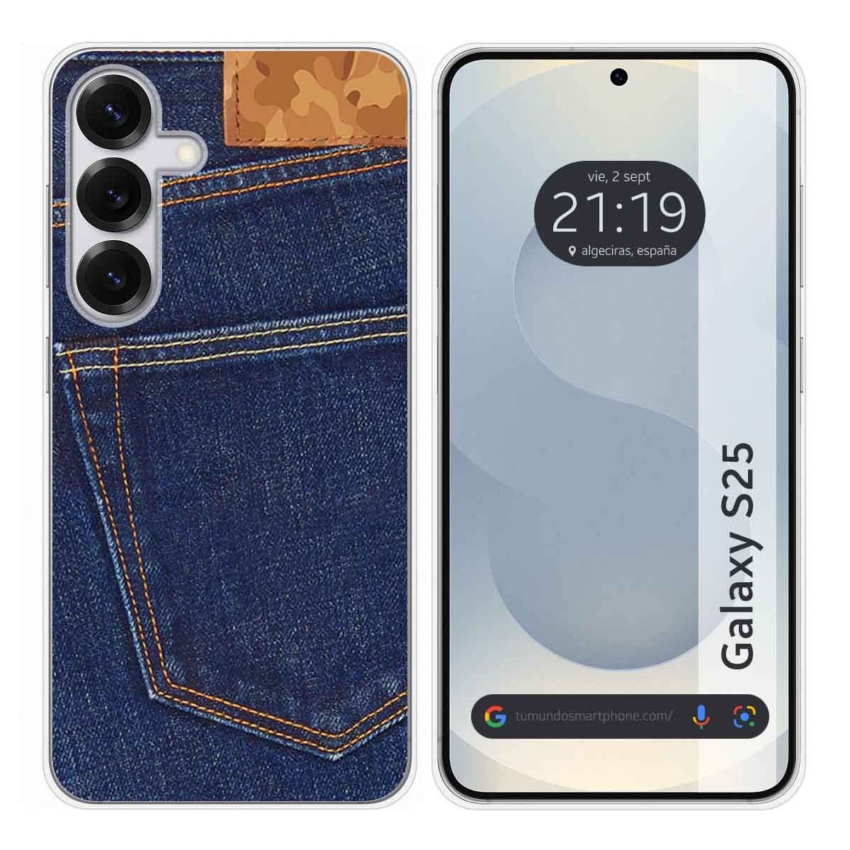 Funda Silicona para Samsung Galaxy S25 5G diseño Vaquero Dibujos