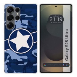 Funda Silicona para Samsung Galaxy S25 Ultra 5G diseño Camuflaje 03 Dibujos