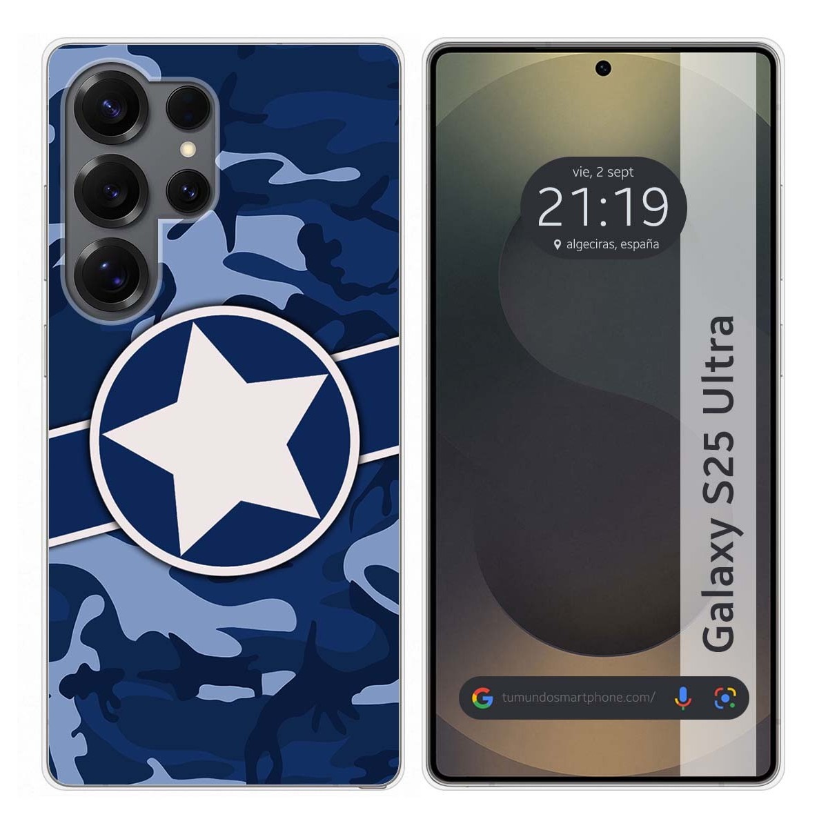 Funda Silicona para Samsung Galaxy S25 Ultra 5G diseño Camuflaje 03 Dibujos