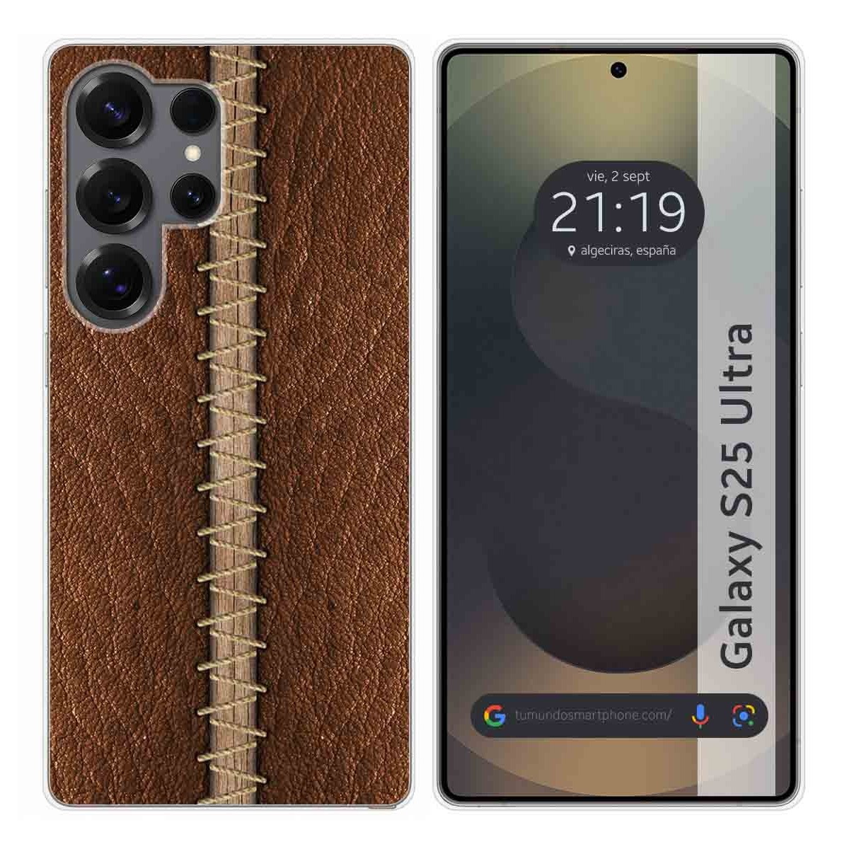 Funda Silicona para Samsung Galaxy S25 Ultra 5G diseño Cuero 01 Dibujos