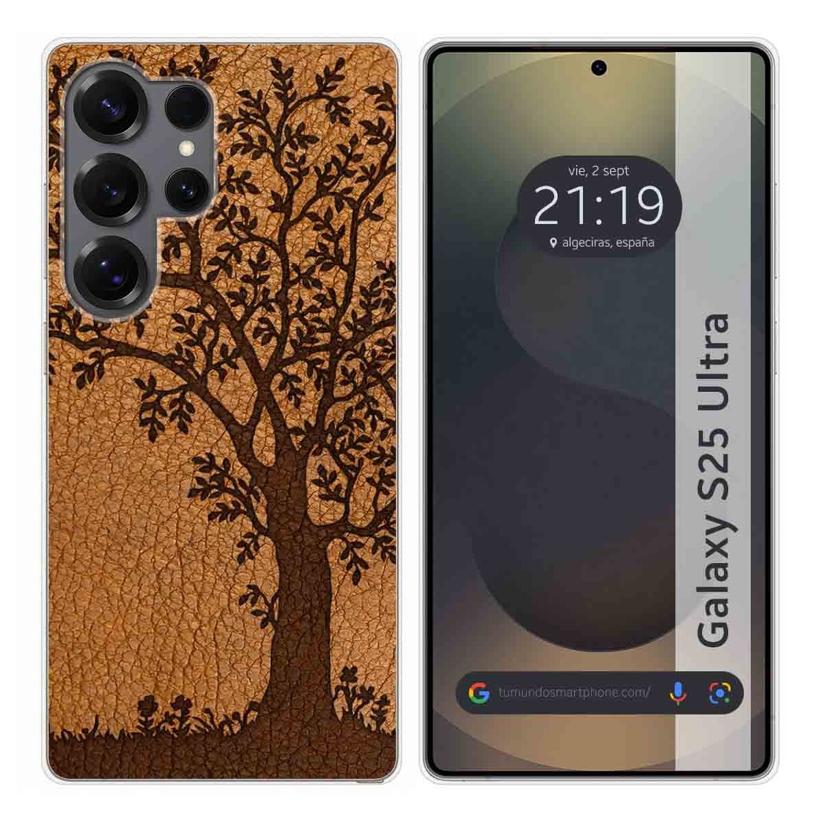 Funda Silicona para Samsung Galaxy S25 Ultra 5G diseño Cuero 03 Dibujos