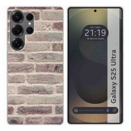Funda Silicona para Samsung Galaxy S25 Ultra 5G diseño Ladrillo 01 Dibujos