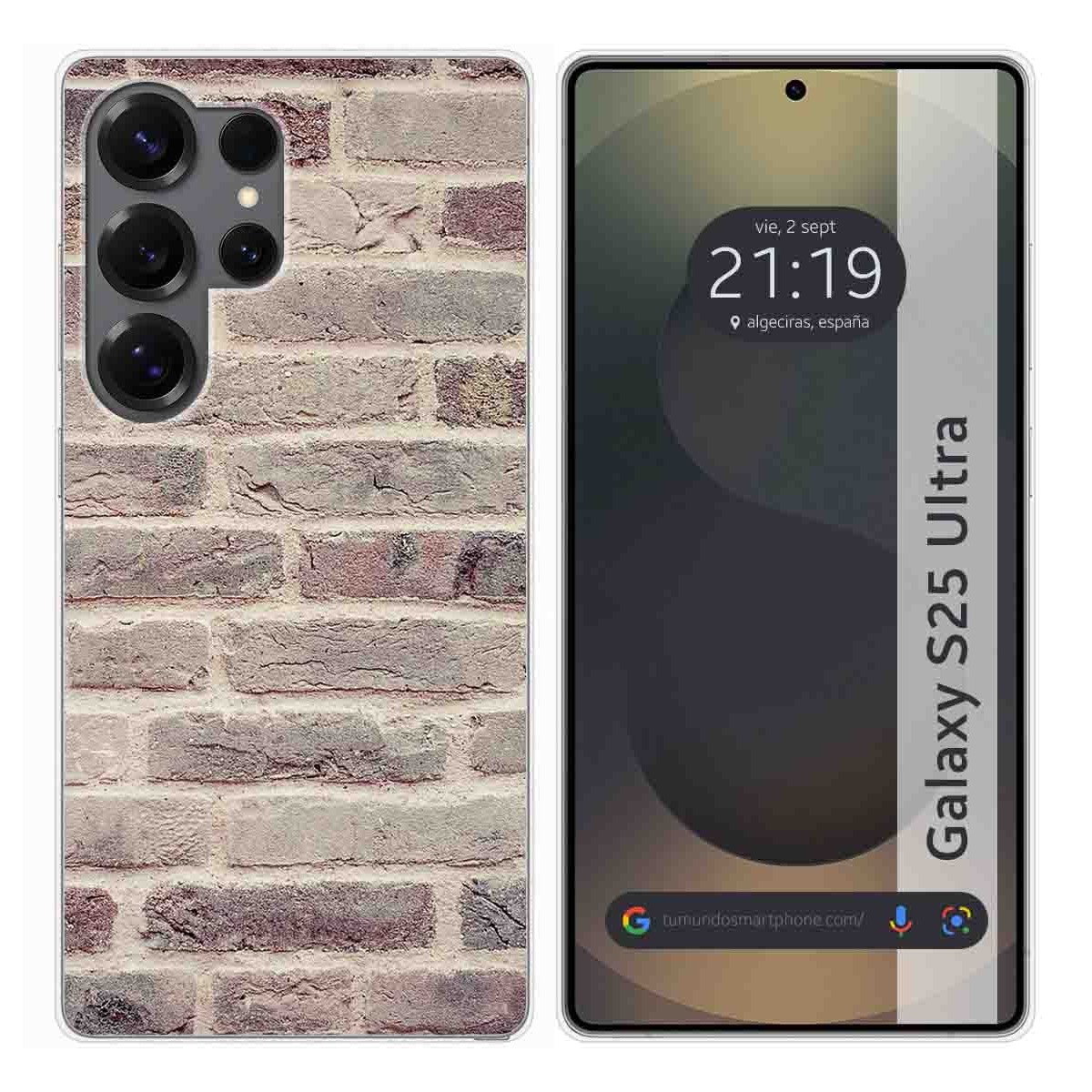 Funda Silicona para Samsung Galaxy S25 Ultra 5G diseño Ladrillo 01 Dibujos