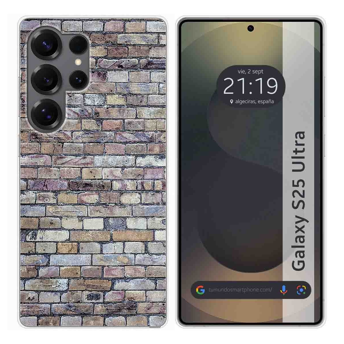 Funda Silicona para Samsung Galaxy S25 Ultra 5G diseño Ladrillo 02 Dibujos