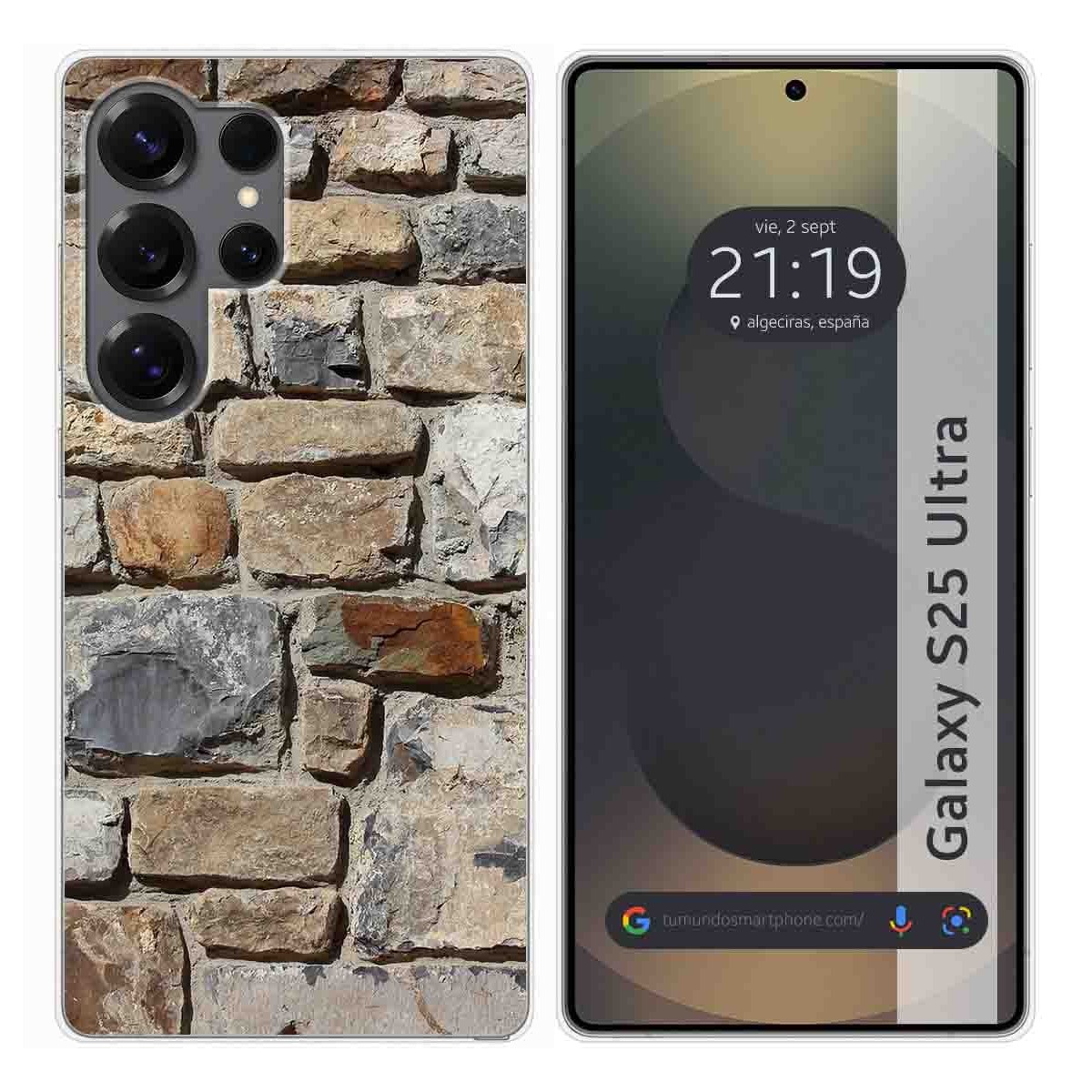 Funda Silicona para Samsung Galaxy S25 Ultra 5G diseño Ladrillo 03 Dibujos