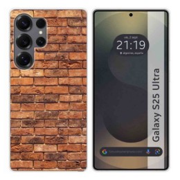 Funda Silicona para Samsung Galaxy S25 Ultra 5G diseño Ladrillo 04 Dibujos