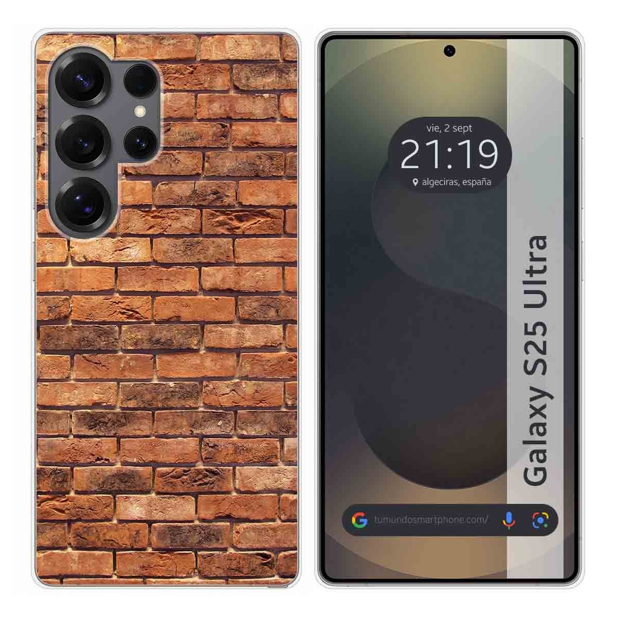 Funda Silicona para Samsung Galaxy S25 Ultra 5G diseño Ladrillo 04 Dibujos