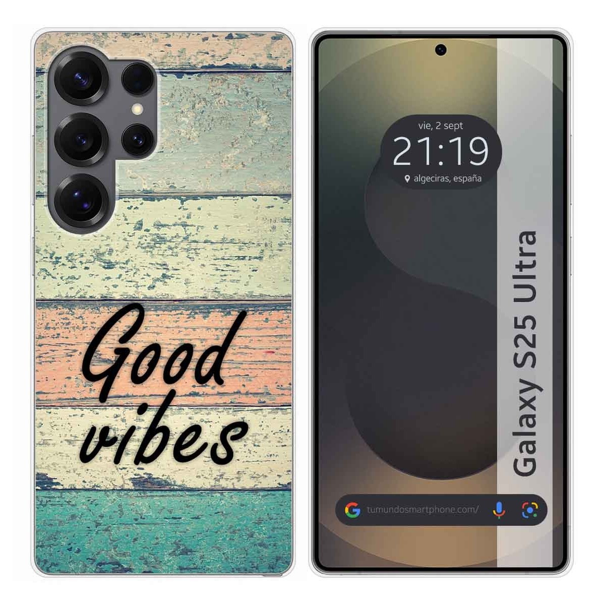 Funda Silicona para Samsung Galaxy S25 Ultra 5G diseño Madera 01 Dibujos