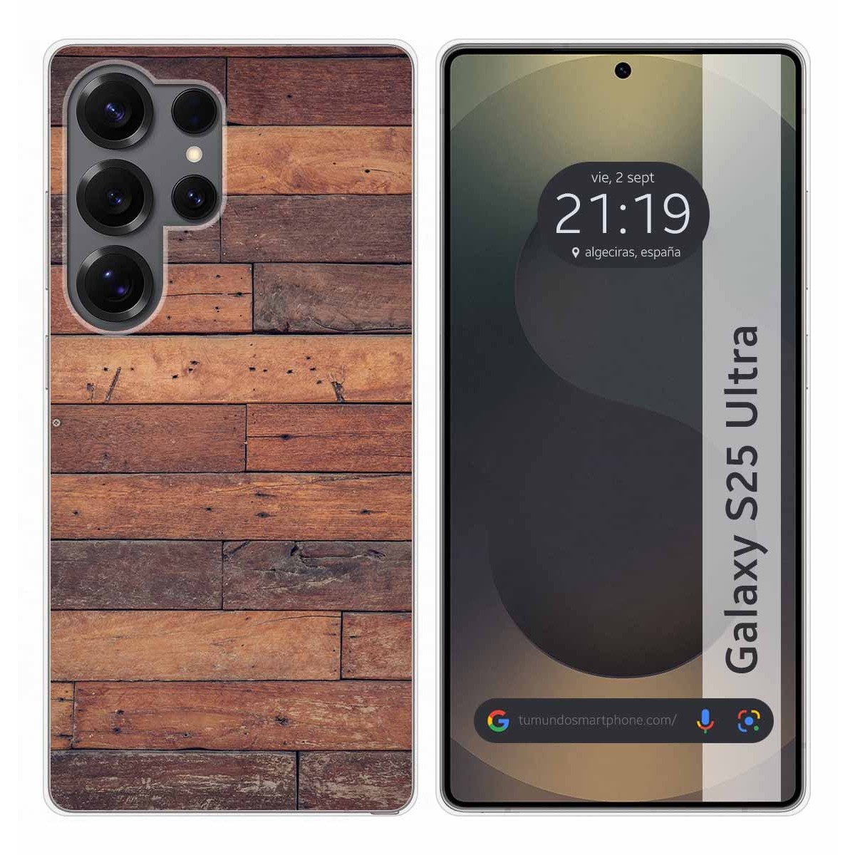 Funda Silicona para Samsung Galaxy S25 Ultra 5G diseño Madera 03 Dibujos