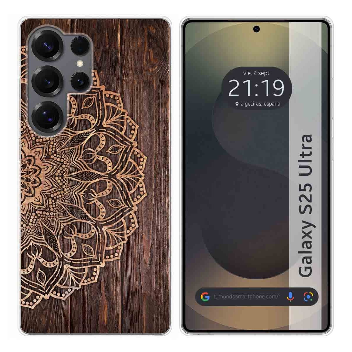 Funda Silicona para Samsung Galaxy S25 Ultra 5G diseño Madera 06 Dibujos