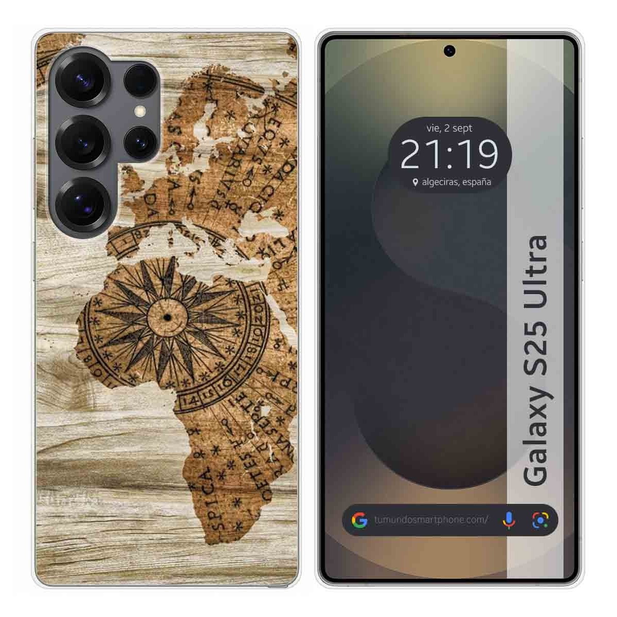 Funda Silicona para Samsung Galaxy S25 Ultra 5G diseño Madera 07 Dibujos