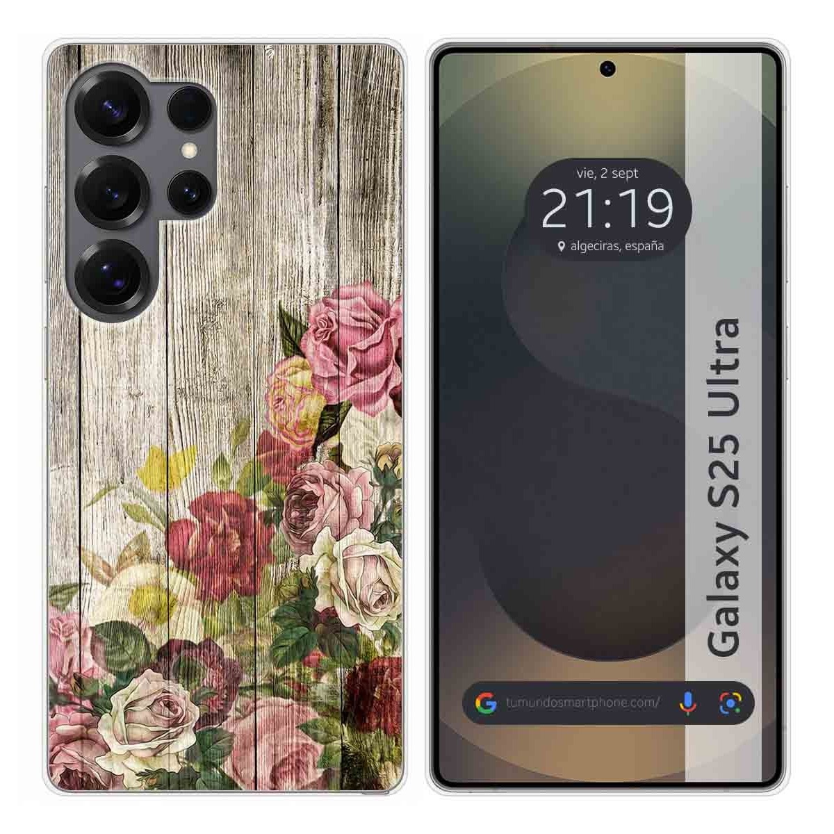 Funda Silicona para Samsung Galaxy S25 Ultra 5G diseño Madera 08 Dibujos