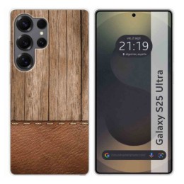 Funda Silicona para Samsung Galaxy S25 Ultra 5G diseño Madera 09 Dibujos